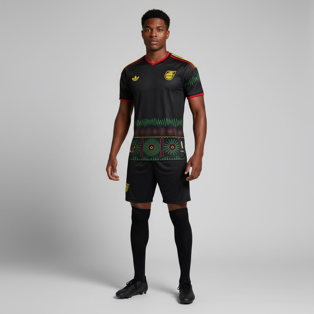 Maillots Coupe du Monde 2026 – Version Joueur (Player Edition) Jamaica