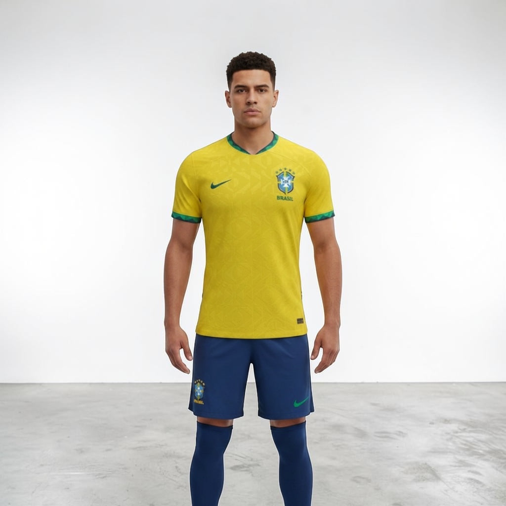 Maillots Coupe du Monde 2026 – Version Joueur (Player Edition) Brazil